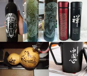 江门开平酒瓶葫芦工艺品激光雕刻机